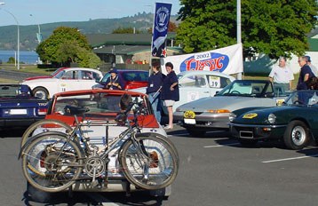 The first time we'd had bikes on a tour