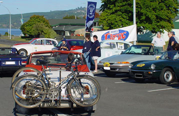 The first time we'd had bikes on a tour