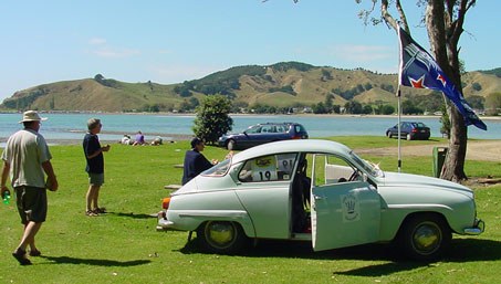 Picturesque lunch stop at Maretai
