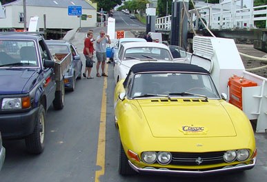 Rawene ferry load