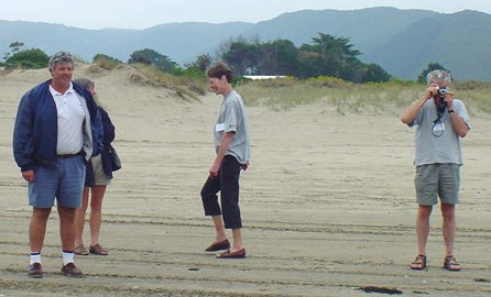 Spectators on 90 Mile Beach