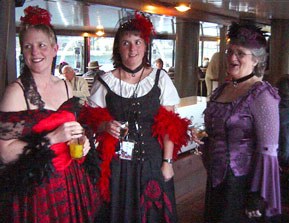 Dancing girls and a madame also turned up