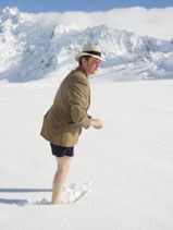 Some of us did a Mt Cook Skiplanes flight and there was an impromptu fashion shoot