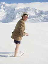 Some of us did a Mt Cook Skiplanes flight and there was an impromptu fashion shoot