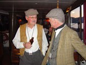 A couple of gaffers at the bar on the Earnsclaugh on Sat night