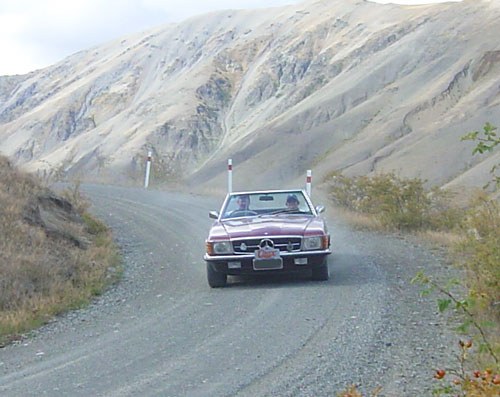 Mercedes (entrant #22) on Molesworth