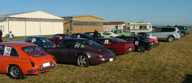 Second row of cars at Ashburton Aviation Museum