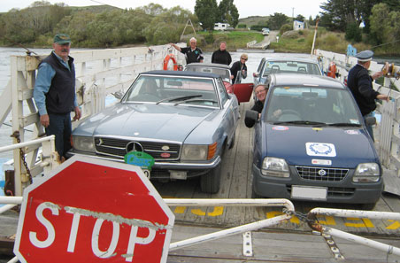 Crossing the Clutha on the Tuapeka ferry