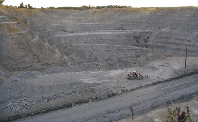 McCraes open cast gold mine