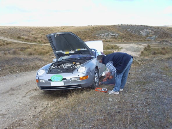 Not a good look for a Porsche