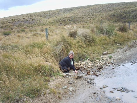 Collecting water for the MG