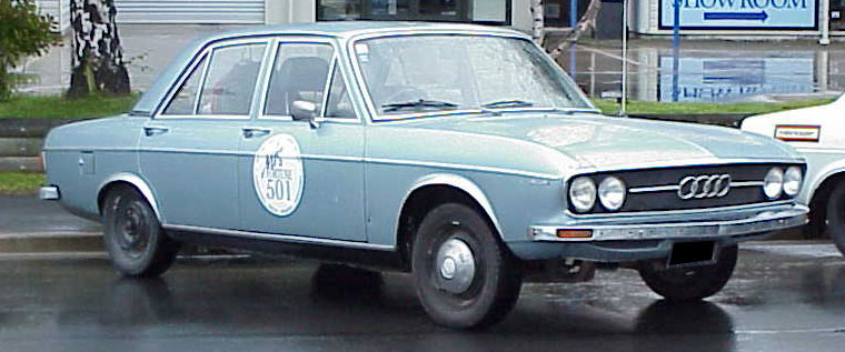This Audi came down from Wellington