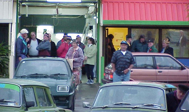 Huddling out of the dark, wet and cold at the beginning