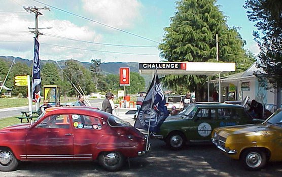 Wheel changing challenge at Linkwater
