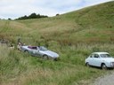 Lunch break on Mangamahoe Central Road