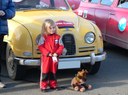 Youngest participant at drivers' briefing