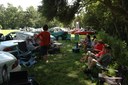 Christmas Picnicing in the shade
