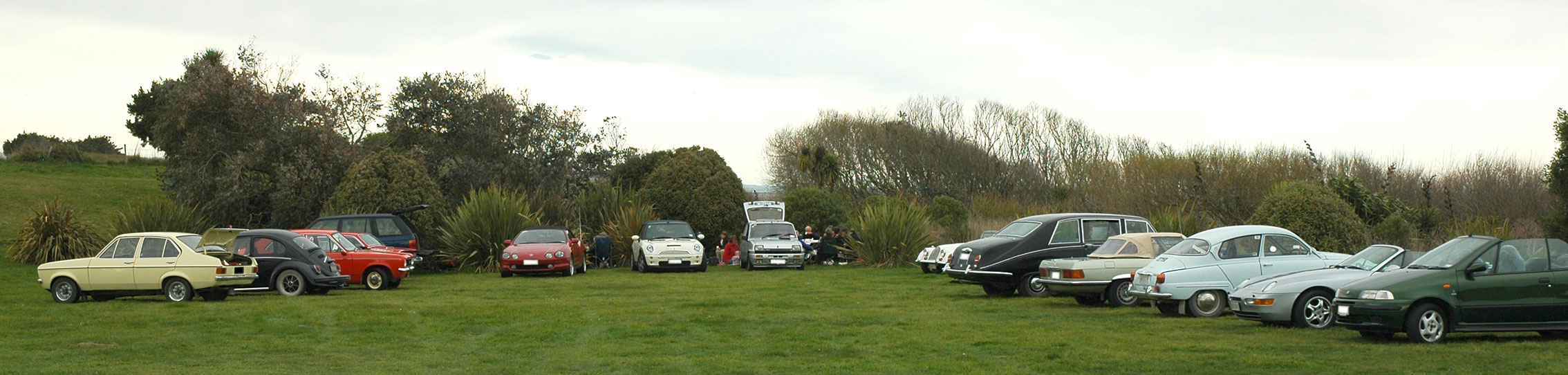 Spring Run lunch lineup at Rakaia Huts