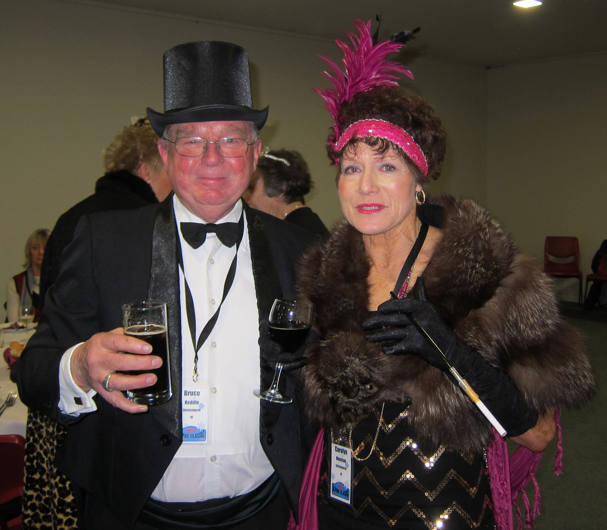 Winners of the best dressed competition