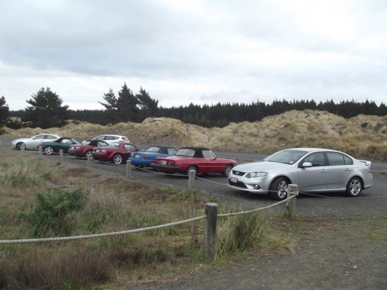 Classic cars in the sand hills July 2015 Gold Card Cruise
